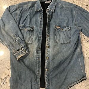 Carhartt Denim Fleece Lined Jacket